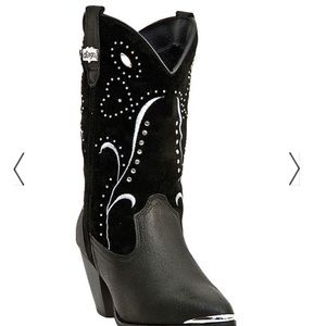 Dingo Ava Studded Black Cowgirl Boots NWT 🎉